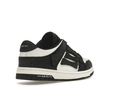 AMIRI Skel Top Low Shimmer Black White
