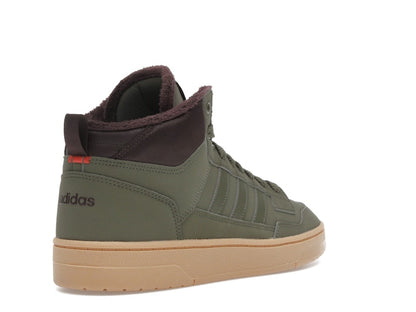adidas Rapid Court Mid Winterized Olive Strata Shadow Brown Gum