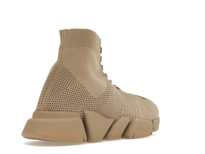 Balenciaga Speed 2.0 Lace Up Beige