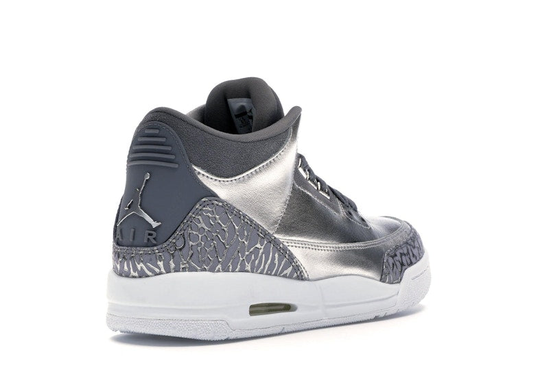 Jordan 3 Retro Premium Heiress Metallic Silver (GS)