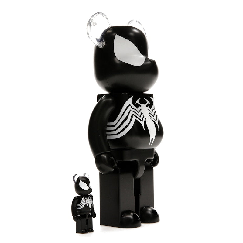 Bearbrick x Marvel Spider-Man Black Costume 100% & 400% Set