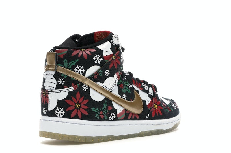 Nike SB Dunk High Concepts Ugly Christmas Sweater Black (Special Box)