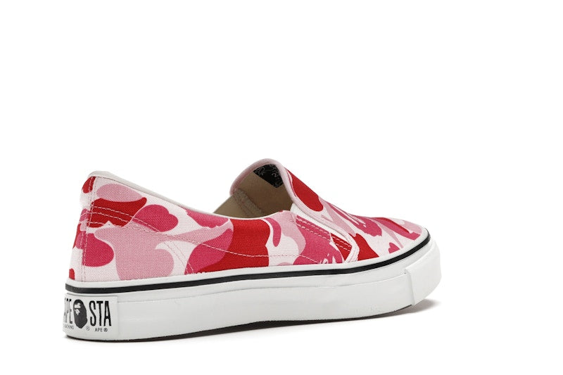 A Bathing Ape Bape Slip-On ABC Camo Pink