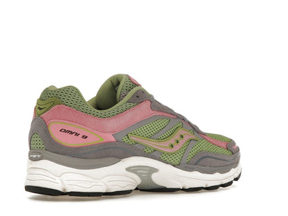 Saucony ProGrid Omni 9 Premium Grey Green Pink