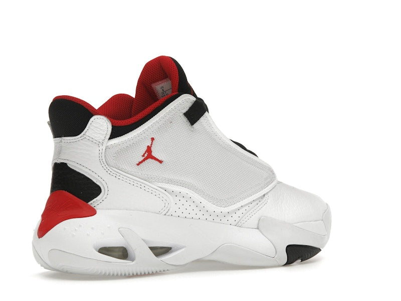 Jordan Max Aura 4 White Black University Red