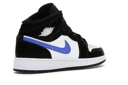 Jordan 1 Mid Black Racer Blue White (GS)