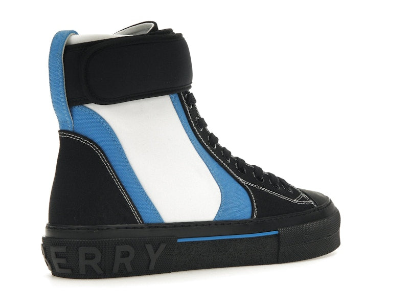 Burberry Sub High-Top Laced-Up Trainer Black Blue White