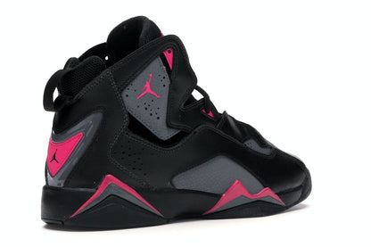 Jordan True Flight Black Dark Grey Deadly Pink (GS)