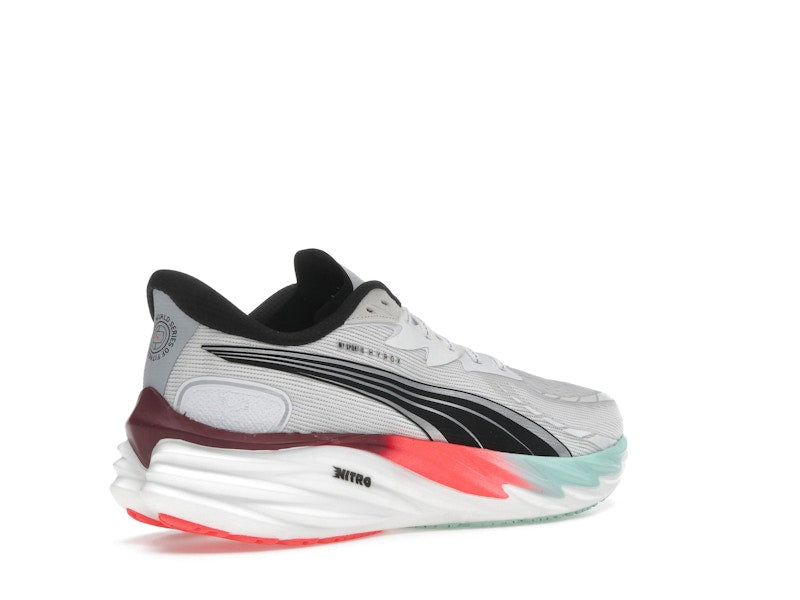 Puma Velocity Nitro 4 Hyrox White Mint Melt Glowing Red (Women's)