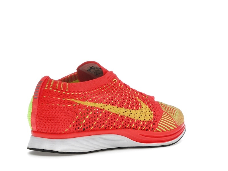 Nike Flyknit Racer Bright Crimson Volt