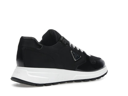 Prada PRAX 01 Sneakers Re-Nylon Brushed Leather Black White