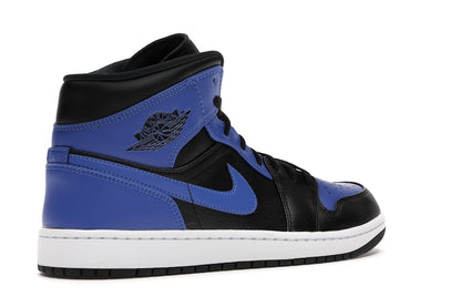 Jordan 1 Mid Hyper Royal Tumbled Leather