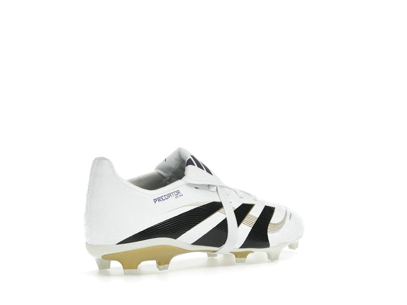 adidas Predator League Fold-Over Tongue FG/MG Cloud White Core Black Gold Metallic (GS)