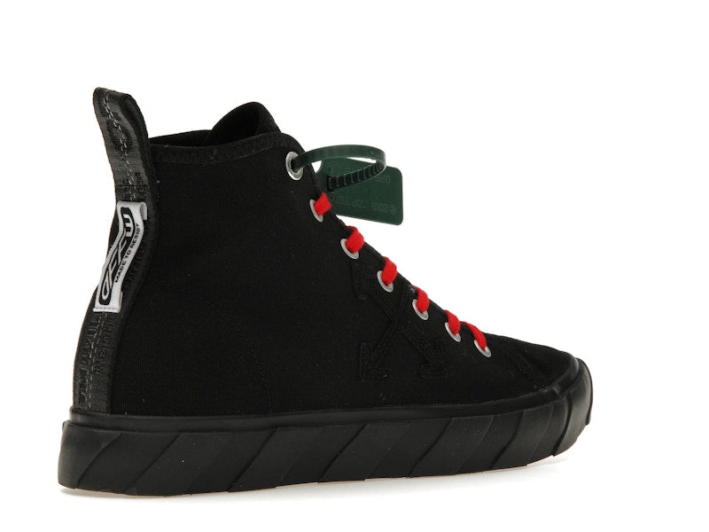 OFF-WHITE Vulcanized Hi Canvas Black Red