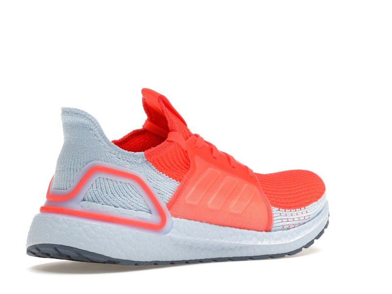 adidas Ultra Boost 19 Solar Red Glow Blue