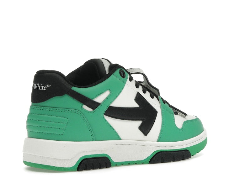 OFF-WHITE Out Of Office "OOO" Low Tops Green Black