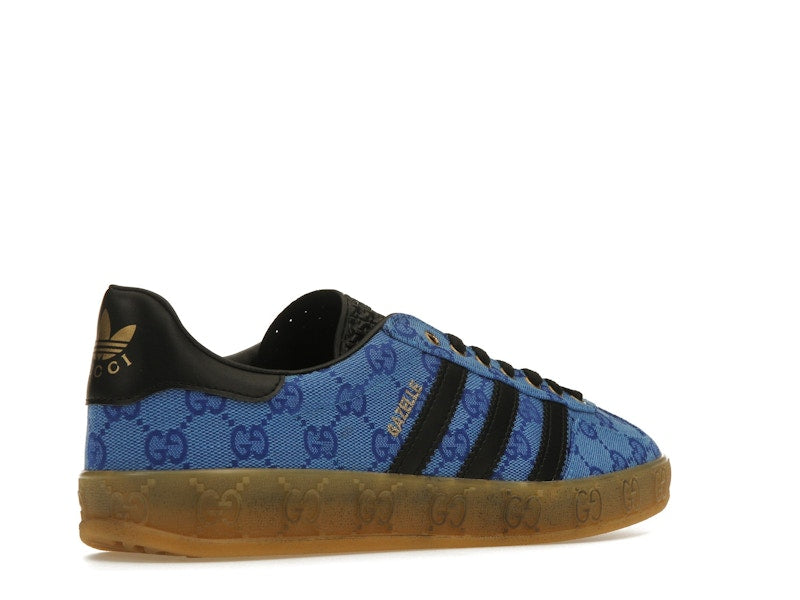 adidas x Gucci Gazelle Blue GG Monogram