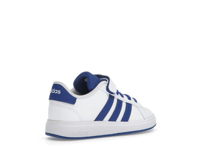 adidas Grand Court 2.0 Cloud White Royal Blue Core Black (PS)