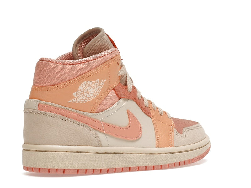 Jordan 1 Mid Apricot Orange (Women's)