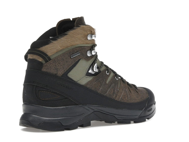 Salomon X-ALP Mid Distressed Leather GTX Dark Earth Black