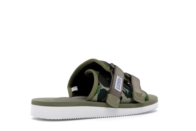Suicoke x Bape ABC Kaw-Ape Green
