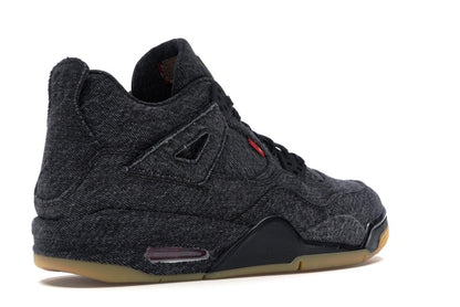 Jordan 4 Retro Levi's Black (GS) (Blank Tag)