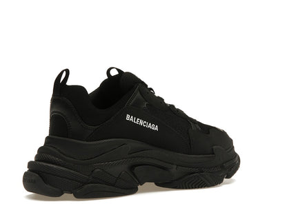 Balenciaga Triple S Black White Laces