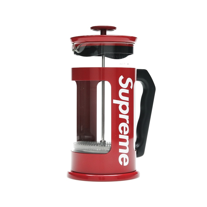 Supreme Bialetti 8-Cup French Press Red