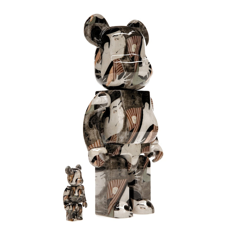 Bearbrick Sharaku Toshusai (Otani Oniji III as Yakko Edobei) 100% & 400% Set