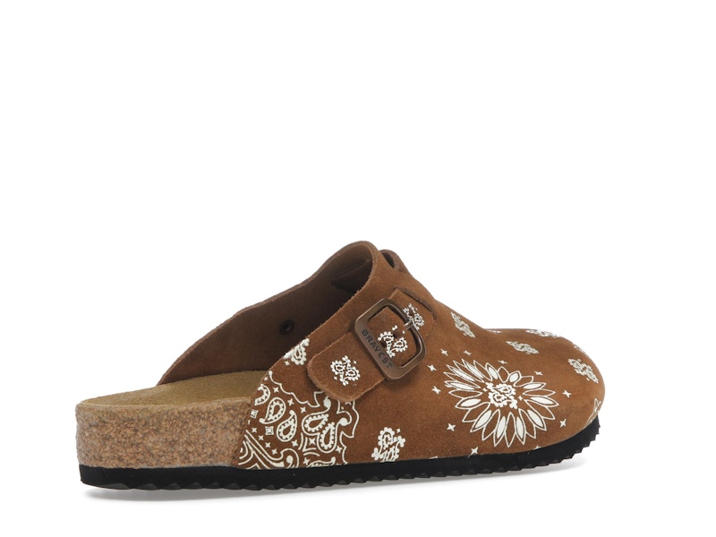 Bravest Studios Suede Paisley Clogs Hazel