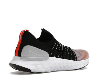 Nike React Phantom Run Flyknit 2 Black Team Orange