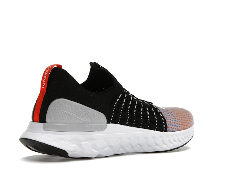 Nike React Phantom Run Flyknit 2 Black Team Orange
