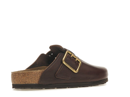 Birkenstock Boston Bold Leather Roast Brown