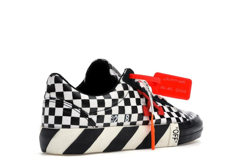 OFF-WHITE Vulc Low Checkered Black White