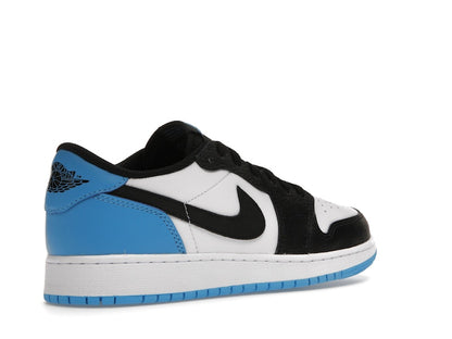 Jordan 1 Retro Low OG Black Dark Powder Blue (GS)