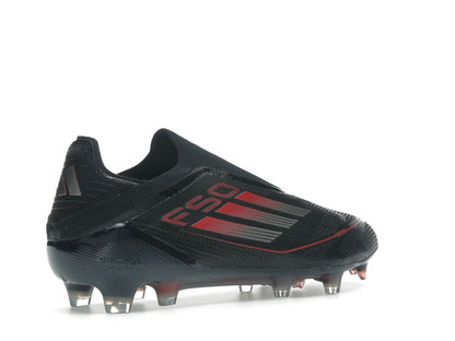 adidas F50 Elite Laceless FG Core Black Iron Metallic Lucid Red