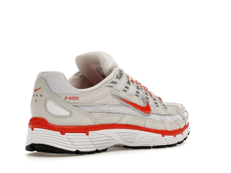 Nike P-6000 White Platinum Tint Black Picante Red (Women's)