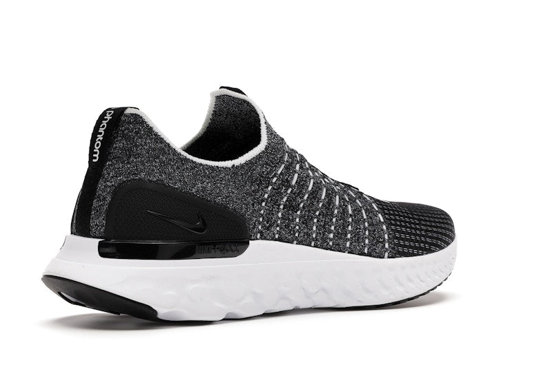 Nike React Phantom Run Flyknit 2 Black White Blend