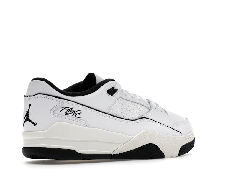 Jordan Flight Court White Sail Black