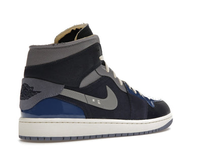 Jordan 1 Mid SE Craft Obsidian French Blue Ashen Slate White