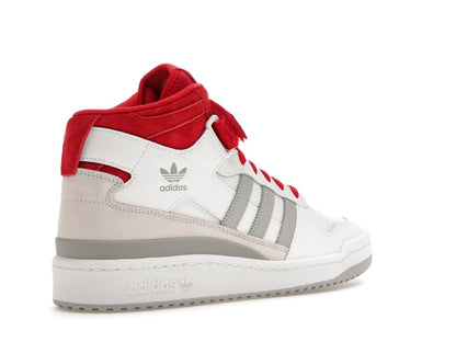 adidas Forum Mid White Red Grey