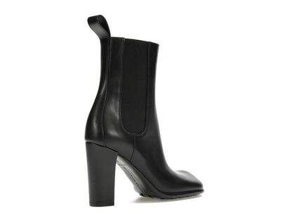 Bottega Veneta Storm Moulded Toe Leather Chelsea Boot Black (Women's)