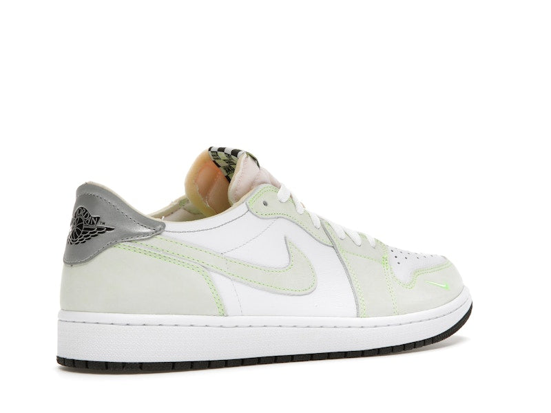 Jordan 1 Retro Low White Ghost Green Black