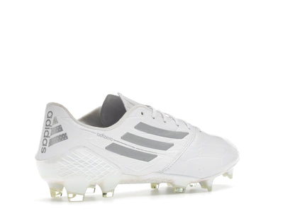 adidas Adizero F50 4 Leather FG White Silver Metallic