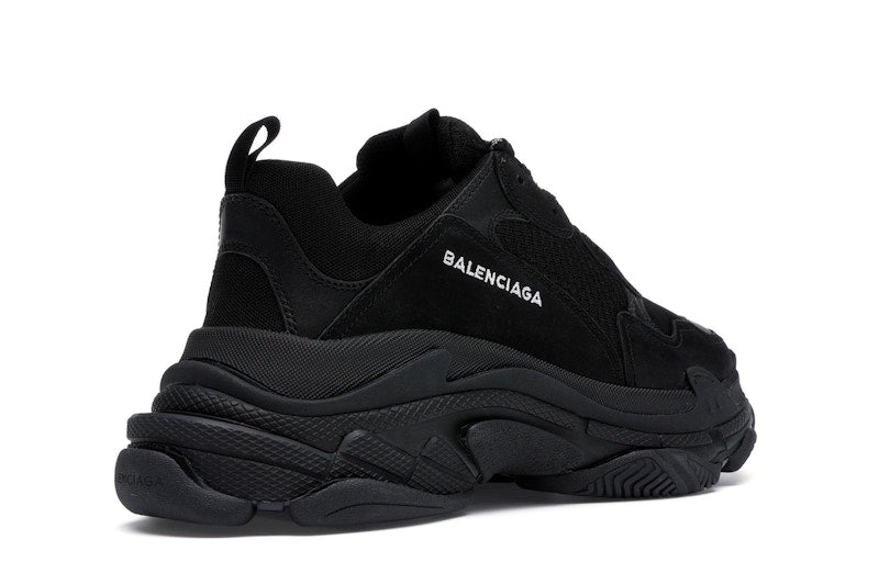 Balenciaga Triple S Triple Black (2018 Reissue) (Nondistressed)