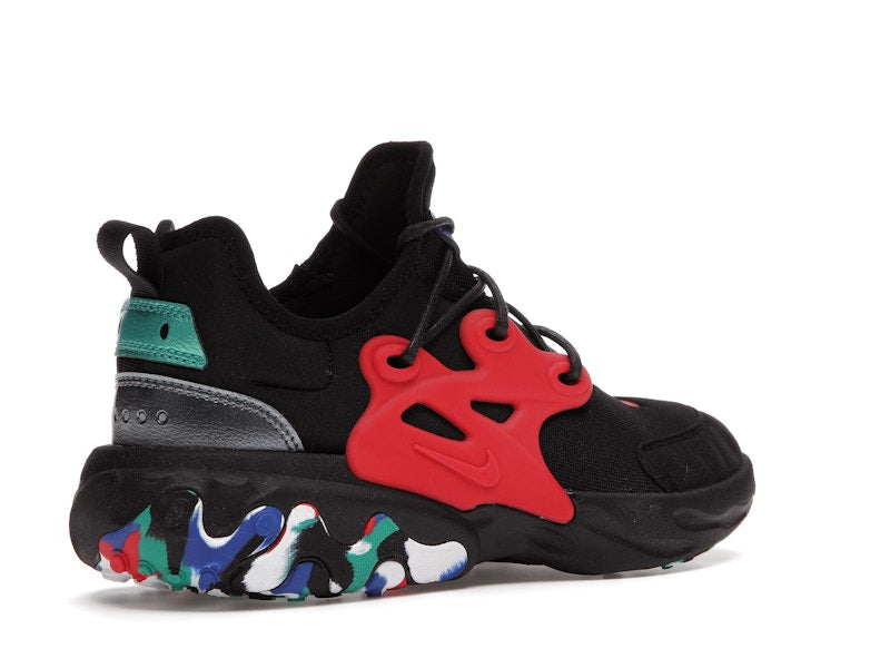 Nike React Presto Black Red Multicolor (GS)