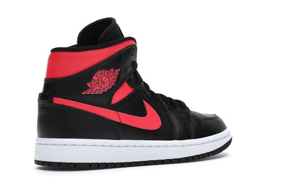 Jordan 1 Mid Black Siren Red (Women's)