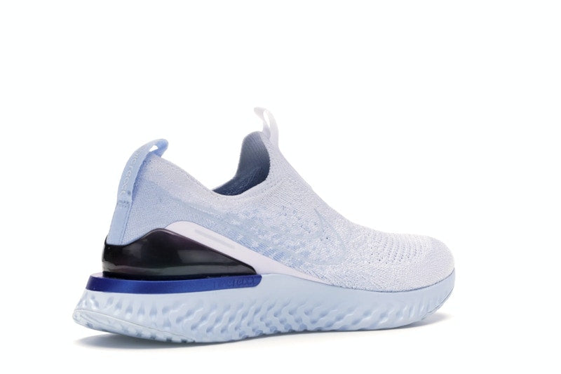 Nike Epic Phantom React Flyknit White Hydrogen Blue (Women's)