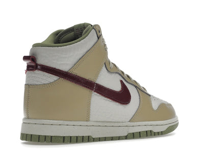 Nike Dunk High Tumbled Tan White Brown (Women's)
