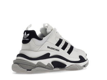 Balenciaga x adidas Triple S White Black
